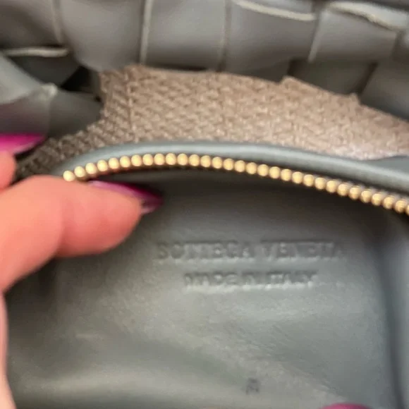 COPY - Bottega Veneta Jodie Hobo Bag Mini Gray Leather - Picture 6 of 6